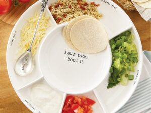 Taco Bar Serving Platter | Million Dollar Gift Ideas