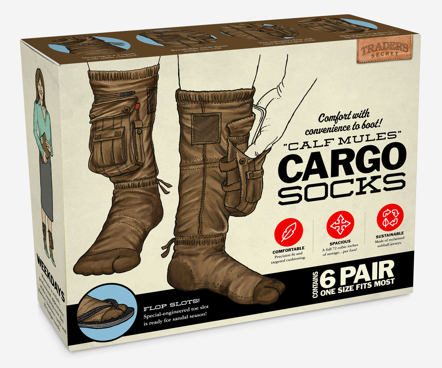 Tactical Cargo Socks