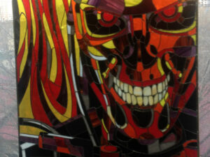 Terminator T 800 Stained Glass 1