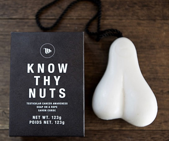 Testicles Shaped Soap On A Rope