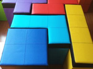 Tetris Shaped Storage Benches | Million Dollar Gift Ideas