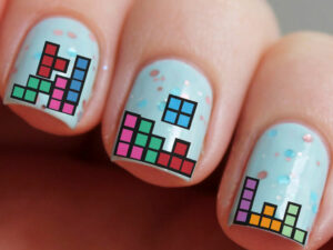 Tetris Water Nail Decals | Million Dollar Gift Ideas