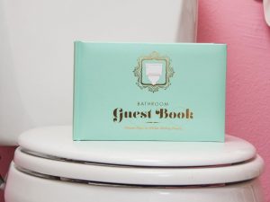 The Bathroom Guest Book | Million Dollar Gift Ideas