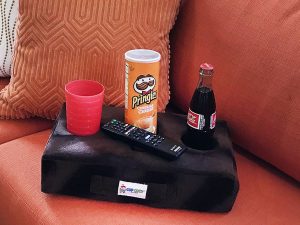 The Cup Holder Couch Pillow | Million Dollar Gift Ideas