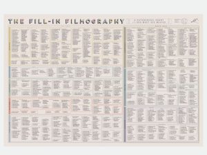 The Fill-In Filmography | Million Dollar Gift Ideas