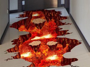 The Floor Is Lava Floor/Wall Decal | Million Dollar Gift Ideas