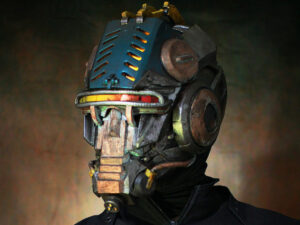 The Interrogator Cyberpunk Helmet | Million Dollar Gift Ideas
