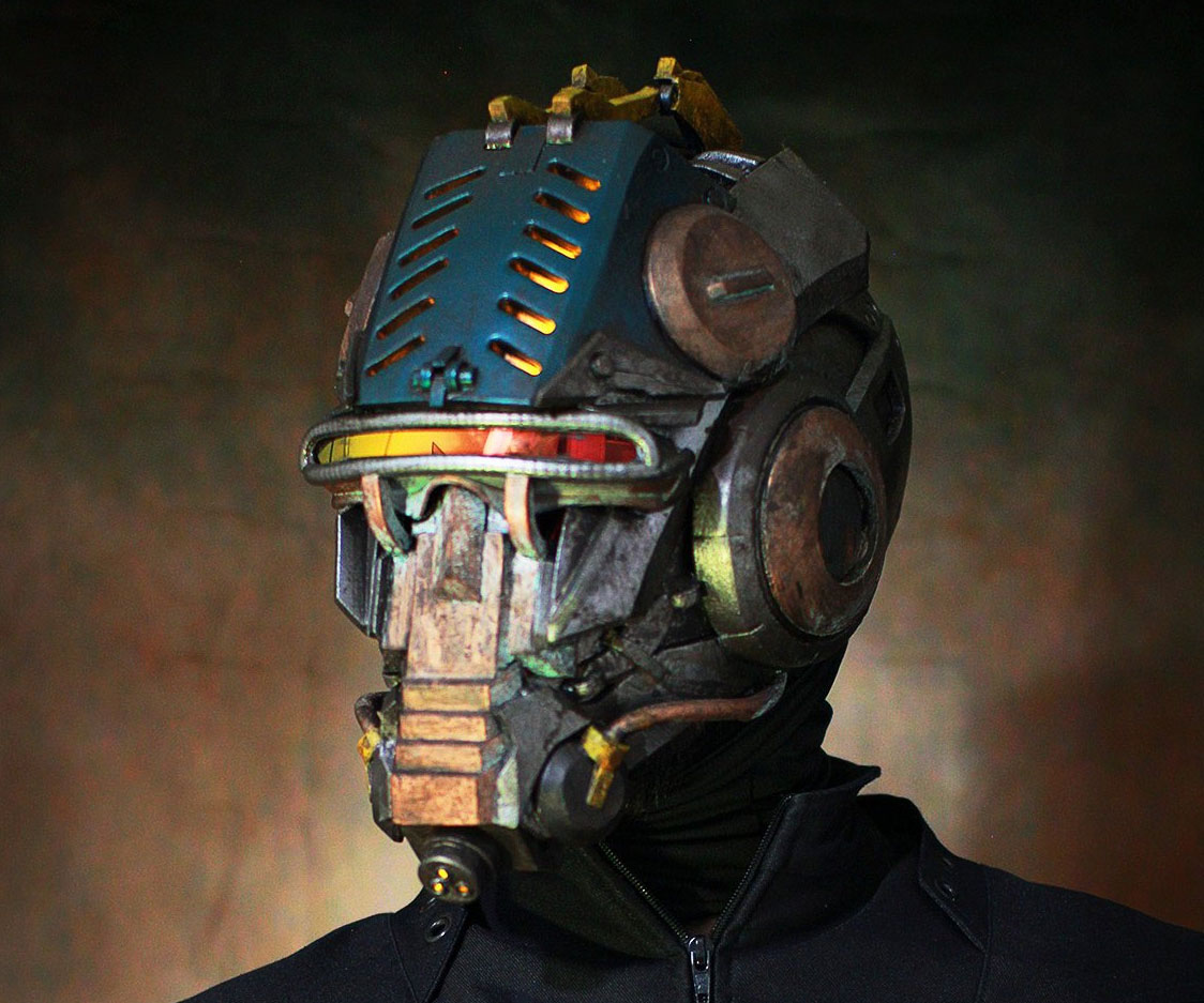 The Interrogator Cyberpunk Helmet