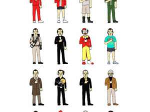 The Many Faces Of Bill Murray Print 1