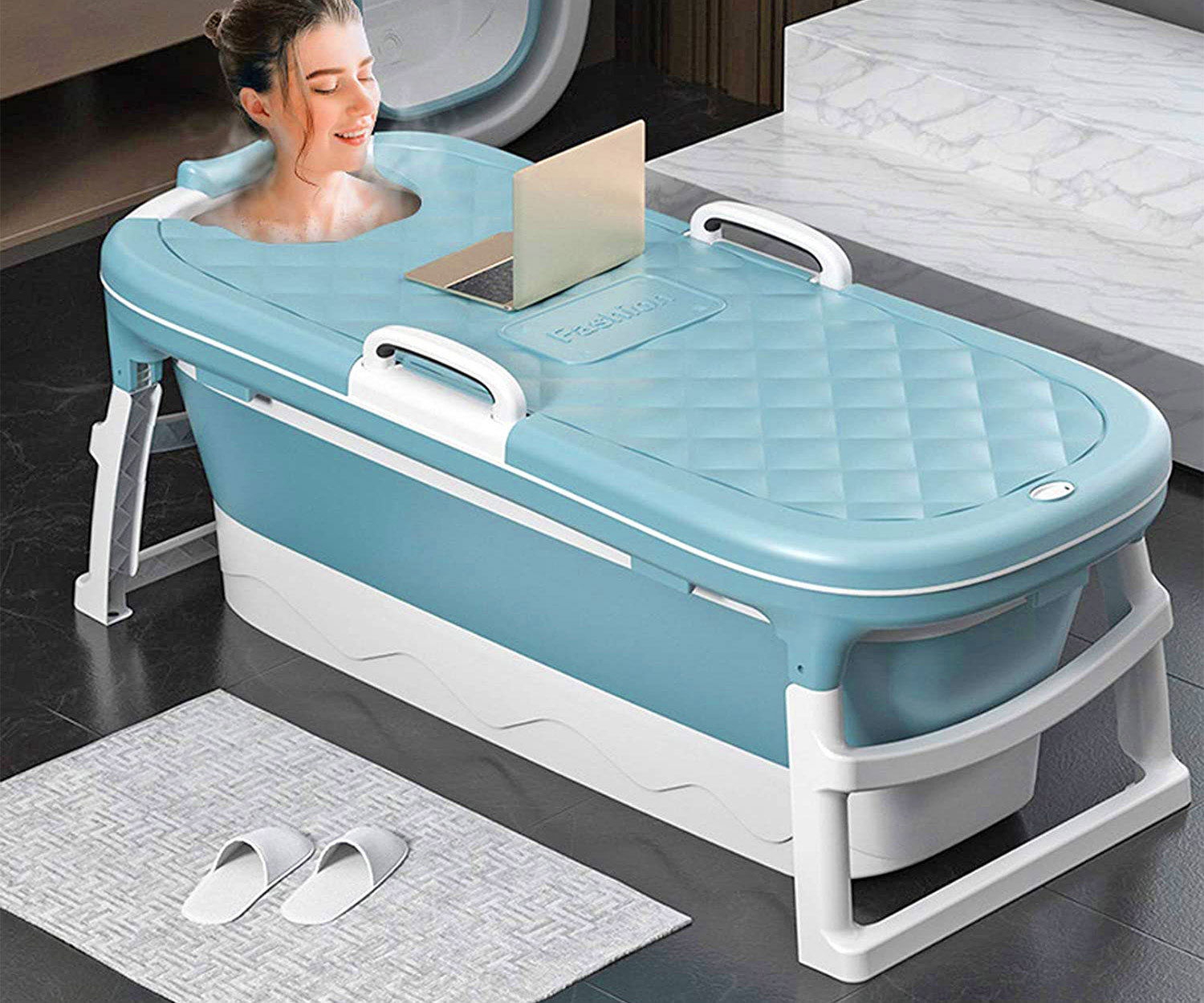 The Portable Foldable Bathtub