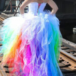 The Rainbow Wedding Dress