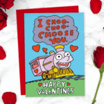 The Simpsons I Choose You V-Day Card