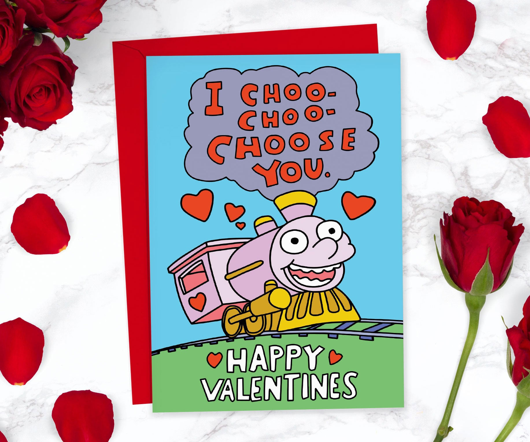 The Simpsons I Choose You V-Day Card