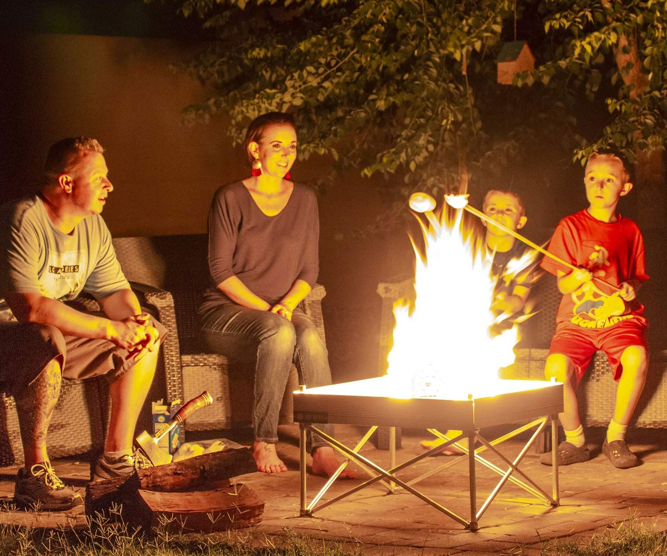 The Ultra Portable Pop Up Fire Pit 2