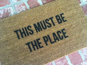 This Must Be The Place Doormat 1