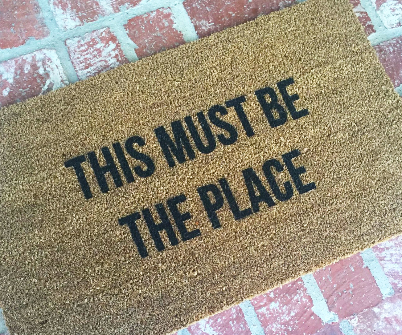 This Must Be The Place Doormat 1