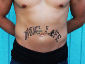 Thug Life Temporary Tattoos 1
