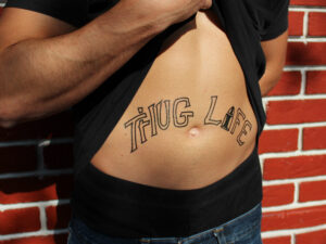 Thug Life Temporary Tattoos | Million Dollar Gift Ideas