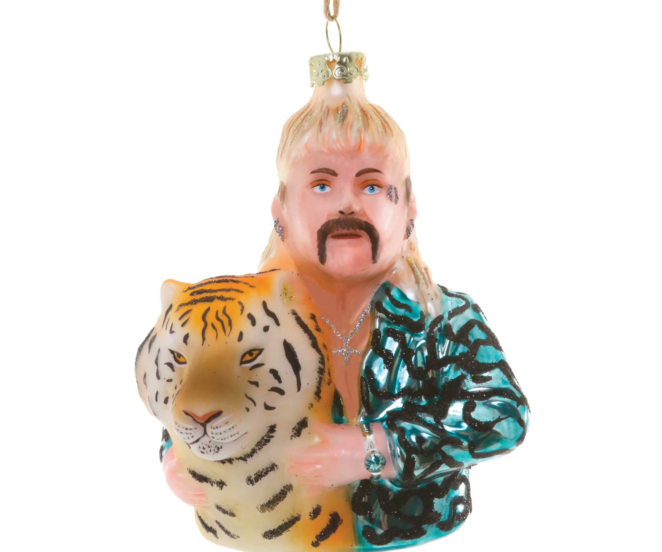 Tiger King Joe Exotic Christmas Ornament