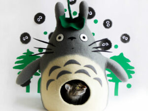 Totoro Felt Pet Bed | Million Dollar Gift Ideas