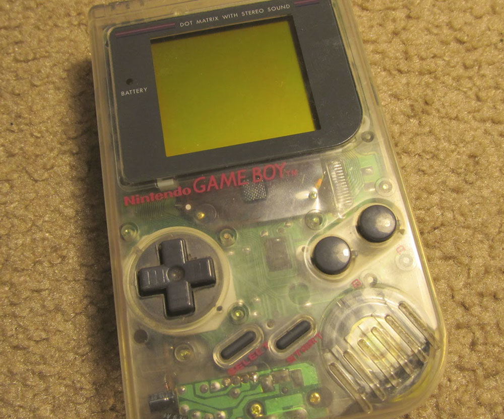 Transparent Nintendo Game Boy 1