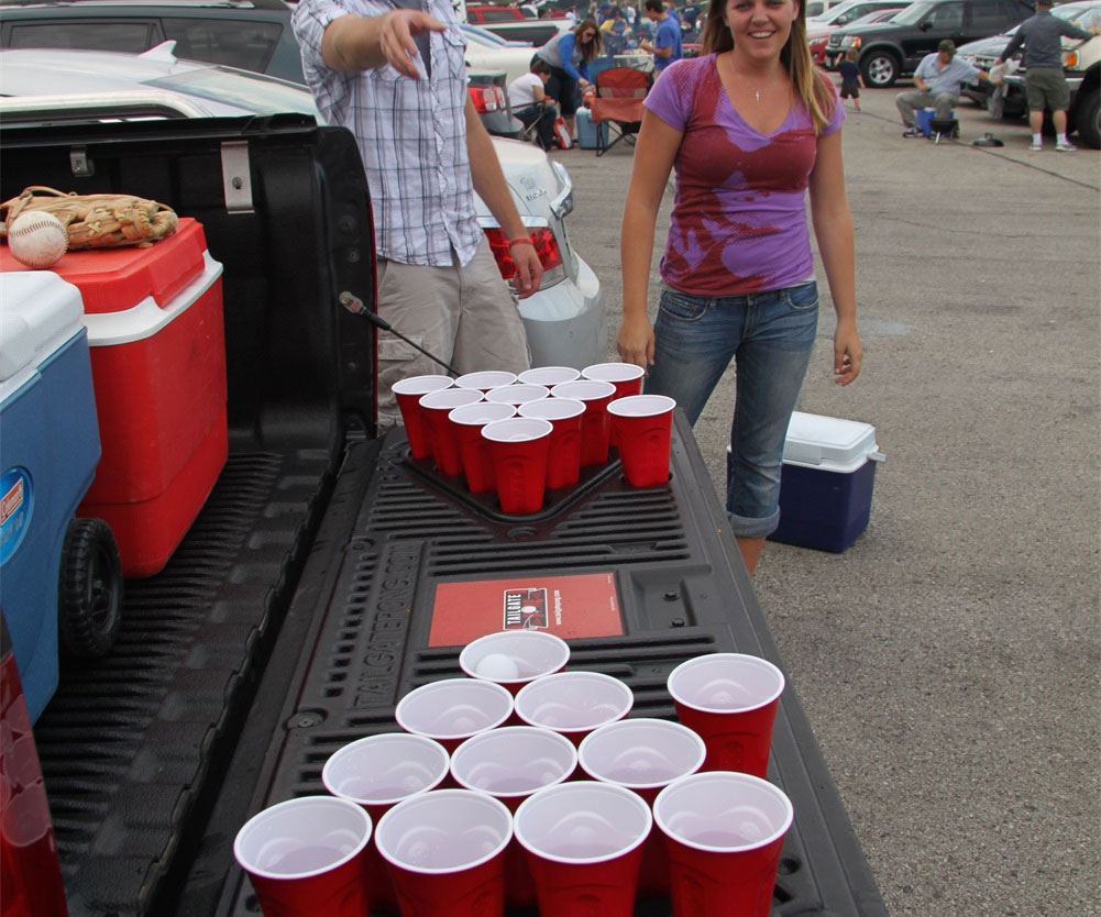 Truck Bed Beer Pong Table 1