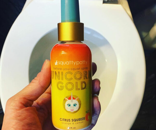 Unicorn Gold Toilet Spray
