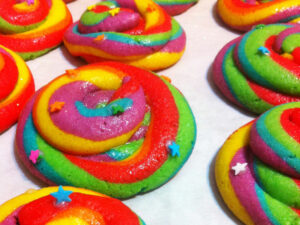 Unicorn Rainbow Poop Cookies 1