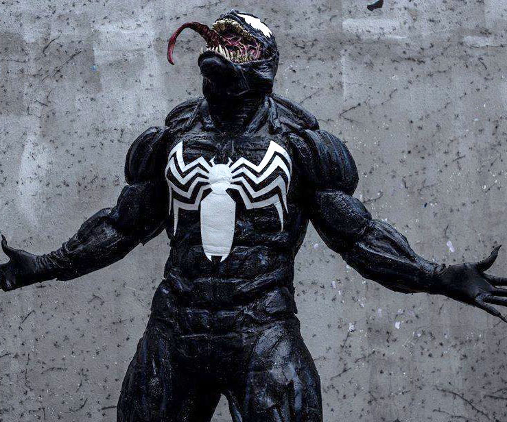Venom Muscle Suit Costume