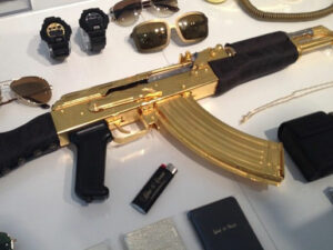 Versace Gold AK-47 Rifle | Million Dollar Gift Ideas
