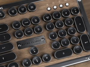 Vintage Typewriter Mechanical Keyboard | Million Dollar Gift Ideas