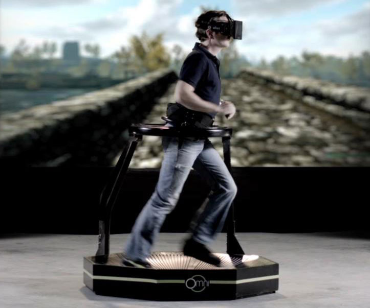 Virtual Reality Gaming Treadmill