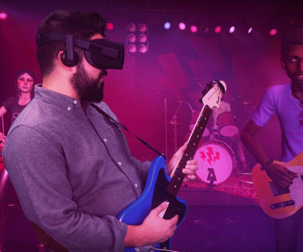 Virtual Reality Rock Band Game