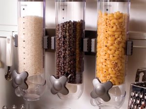 Wall Mounted Triple Dry Food Dispenser | Million Dollar Gift Ideas