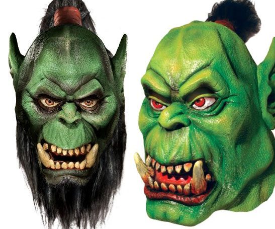 Warcraft Orc Masks