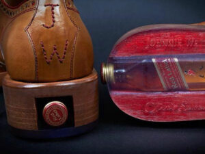 Whiskey Bottle Compartment Shoes 1