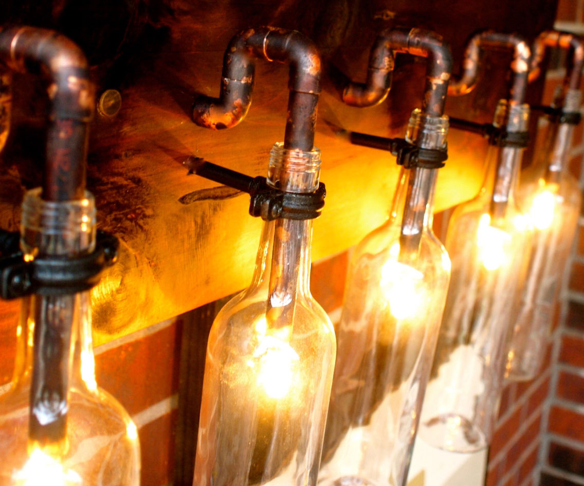 Wine Bottle Light Lamp