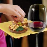 Wine Holding Party Plates