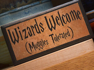Wizards Welcome Sign 1