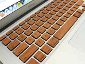 Wood MacBook Keyboard | Million Dollar Gift Ideas