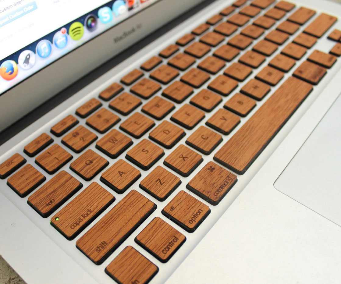 Wood MacBook Keyboard