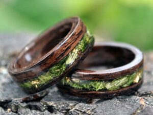 Wood Wedding Rings 1