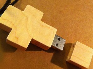 Wooden Cross USB Drive | Million Dollar Gift Ideas