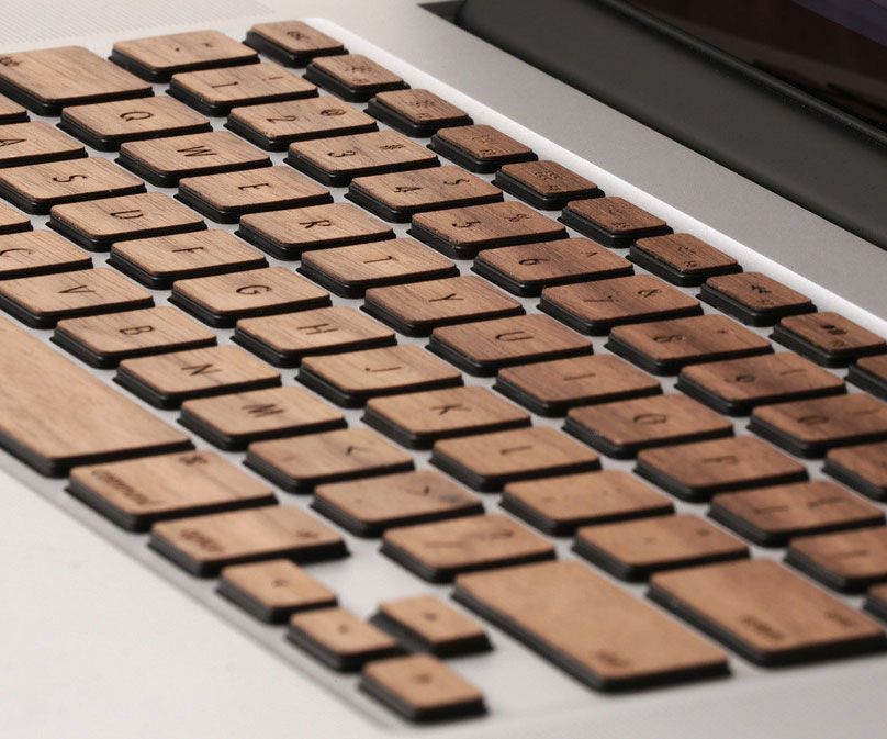 Wooden MacBook Keyboard