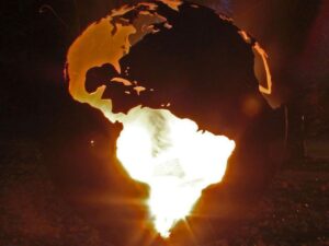 World Globe Fire Pit | Million Dollar Gift Ideas