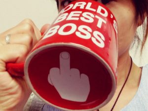 World’s Best Boss Middle Finger Mug | Million Dollar Gift Ideas