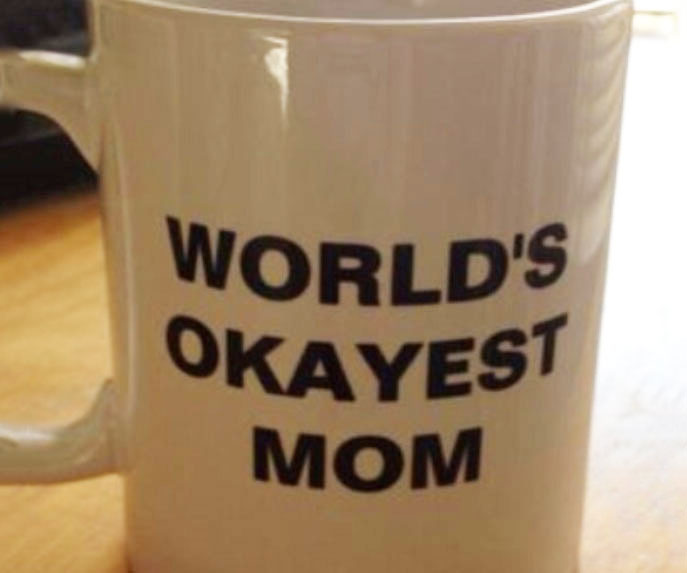 World’s Okayest Mom Coffee Mug