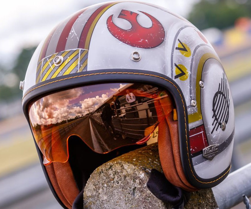 X-Wing Pilot Motorcycle Helmet