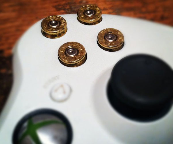 Xbox 360 9mm Bullet Buttons