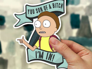 You Son of a Bitch I’m In Sticker | Million Dollar Gift Ideas